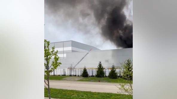 Fire at Joliet IKEA warehouse leaves 1 firefighter in hospital
