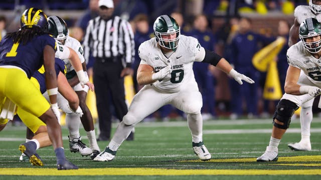 Chicago Bears select Michigan State OL Luke Newman in sixth round of 2025 NFL Draft