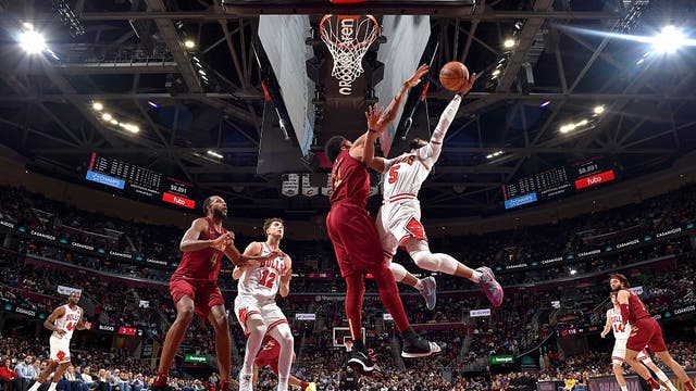 Cavaliers claim the No. 1 seed in the Eastern Conference with a 135-113 win over the Bulls