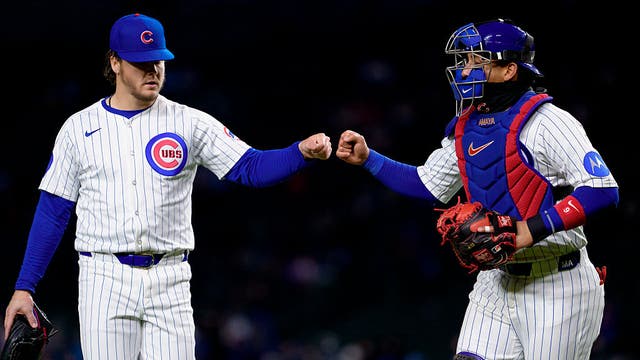 Steele tosses 7 innings as the Cubs pound the Rangers 7-0 on frigid night
