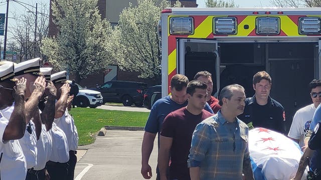 Fallen Chicago fire captain honored as arson investigation unfolds