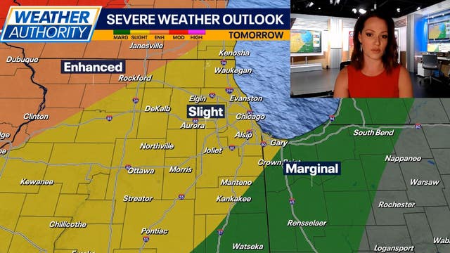 Chicago weather: Strong to severe storms may move into Chicagoland Monday night
