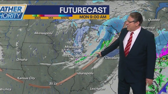 Chicago weather: Sunshine today before snow chance to start workweek