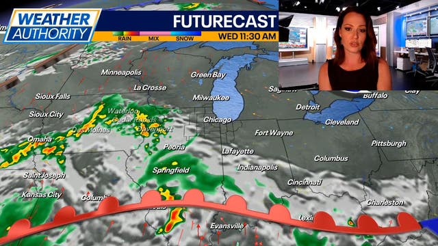 Chicago Weather: After beautiful Monday, small risk for storms
