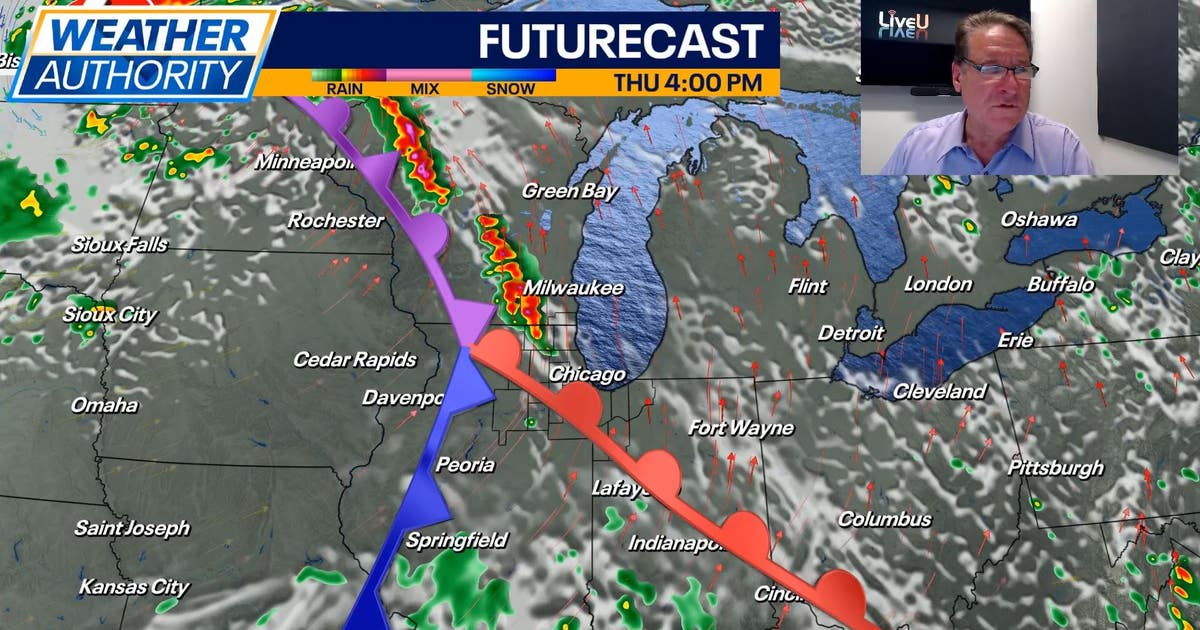 Chicago weather: Severe storms possible on Thursday as cold front ...