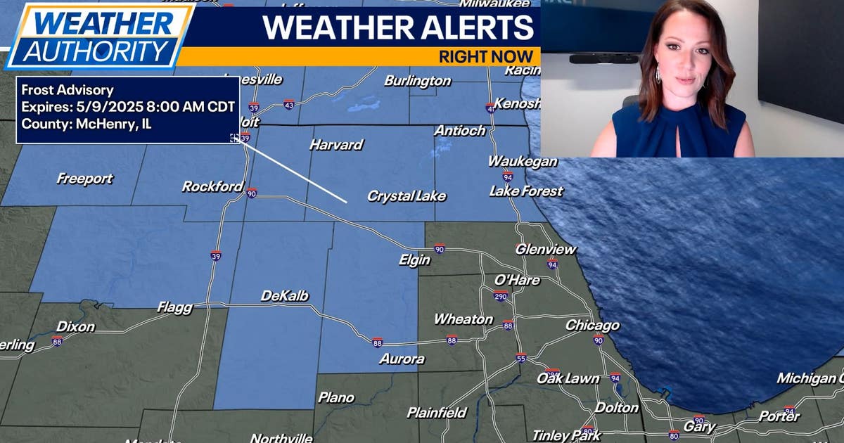Chicago weather: Frost Advisory issued for parts of Chicagoland tonight ...