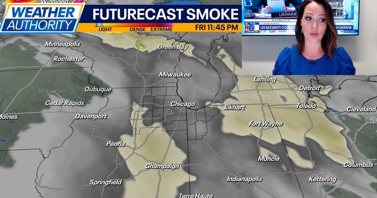Chicago weather: Severe storms possible Friday, hazy skies expected ...