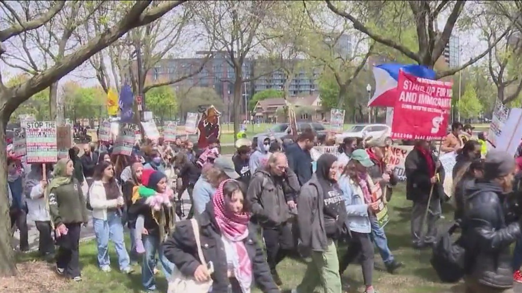 May Day protests stretch into 3 days as Chicago activists rally against Trump policies