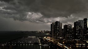 Chicago weather: Powerful winds, large hail blow through area