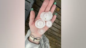 IN PHOTOS: Severe storms bring large hail, strong winds to Chicago area