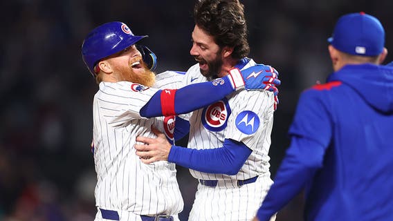 Hoerner, Turner deliver run-scoring hits in the 9th inning to rally Cubs past Marlins 5-4