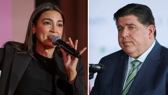 Pritzker and Ocasio-Cortez: A billionaire and a former bartender emerge as Trump resistance leaders