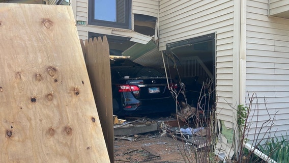 Car crashes into Vernon Hills townhome, displacing two families, fire officials say