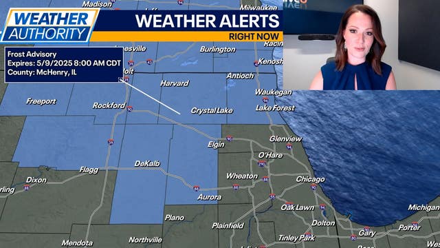 Chicago weather: Frost Advisory issued for parts of Chicagoland tonight