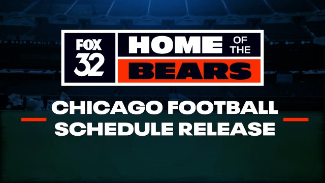 FOX 32's Chicago Football Schedule Release show, analyzing the Chicago Bears 2025 schedule