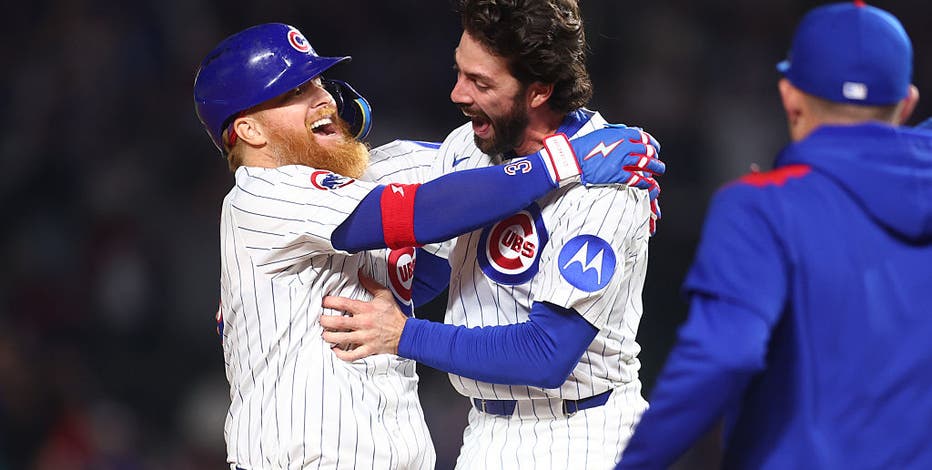 Hoerner, Turner deliver run-scoring hits in the 9th inning to rally Cubs  past Marlins 5-4 | FOX 32 Chicago