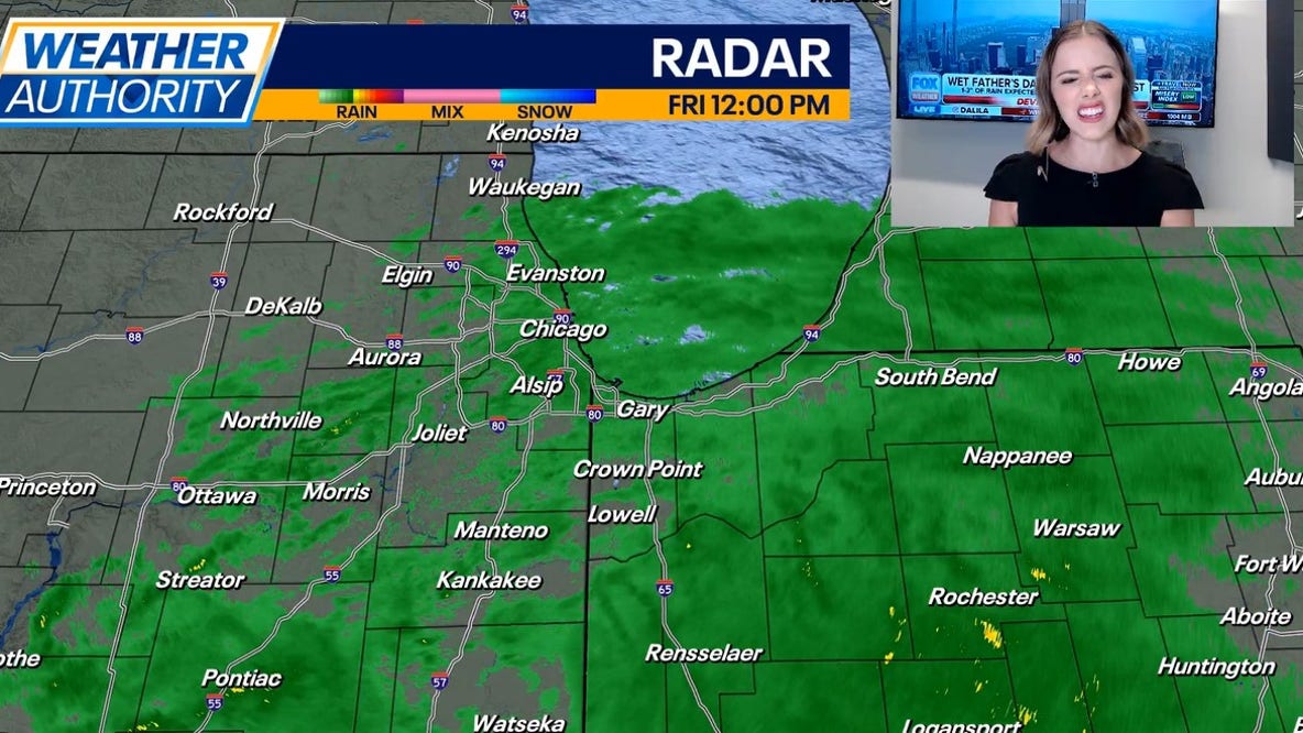 Chicago weather: Spotty showers today, storm chances for Father's Day