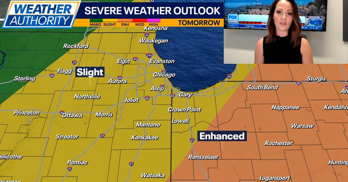 Chicago weather: Severe storms possible Wednesday followed by weekend ...