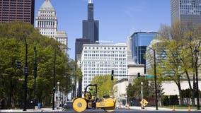 Downtown Chicago streets to close early for NASCAR race to repair pavement buckle