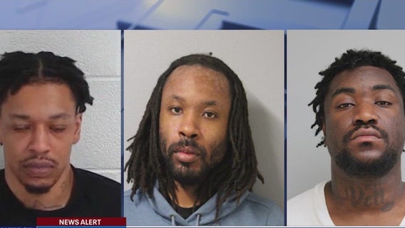 Three arrested, three wanted in connection with over 115 burglaries of local retailers across Chicago area