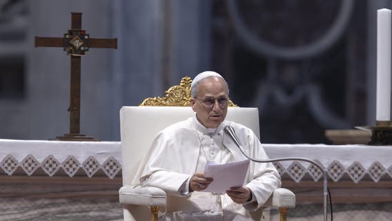 Pope Leo XIV calls for peace between Iran and Israel