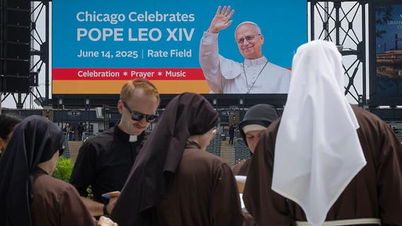 In White Sox stadium broadcast, Pope Leo XIV sends message of hope to Chicago and the US
