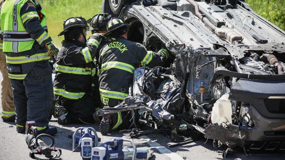 2 drivers hurt, 1 seriously, in McHenry County crash, officials say