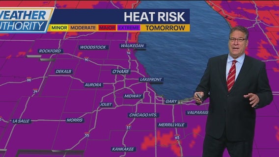 Chicago weather: Extreme heat with highs in the upper 90s