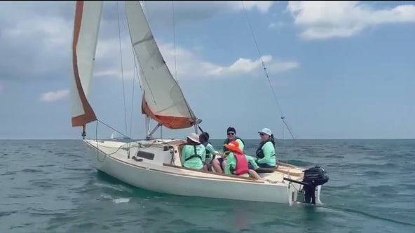 Free sailing camp for kids with autism docks in Chicago for fourth year