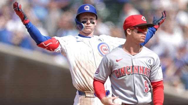 Michael Busch homers as the Chicago Cubs beat the Cincinnati Reds 7-3