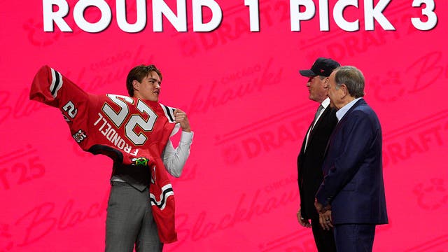 Chicago Blackhawks sign Anton Frondell, No. 3 pick in 2025 NHL Draft, to entry-level contract