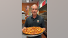 Aurelio's plates up the 'Poperoni Pizza' in honor of Pope Leo XIV