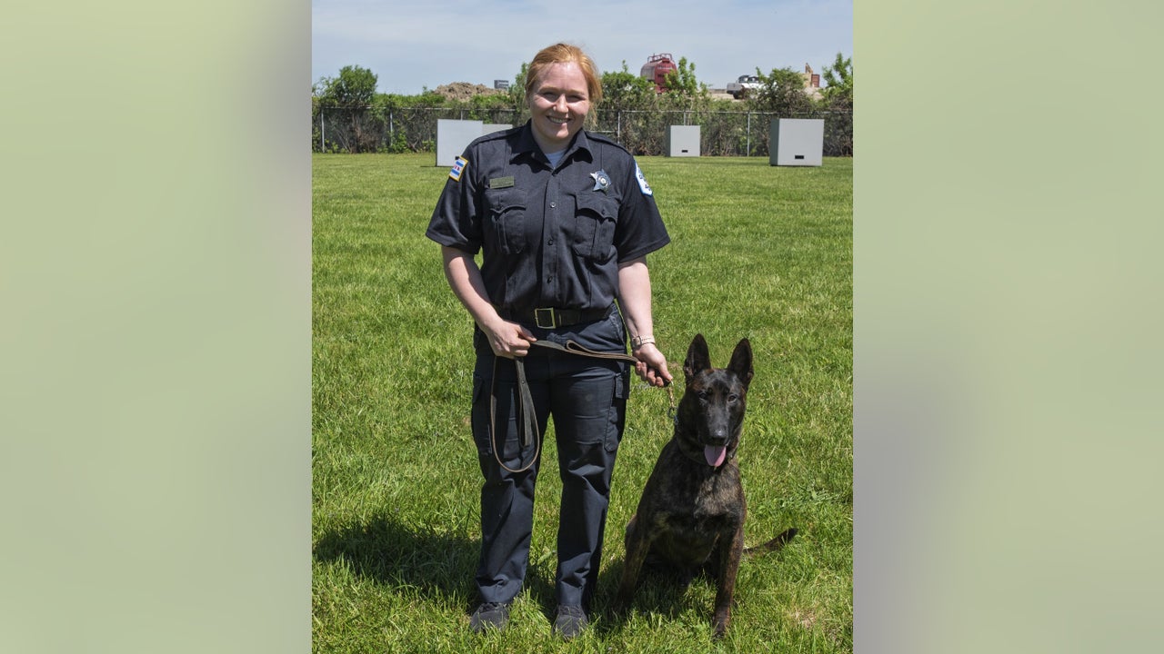 Vested Interest Donates Protective Vest to YSU Police Dog