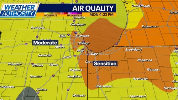 Air Quality Alert: What to know before heading outside in Chicago on Tuesday