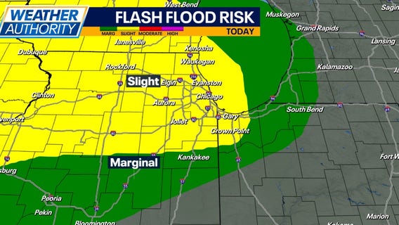 Chicago weather: Heavy rain, storms may lead to flash flooding Thursday evening through Saturday