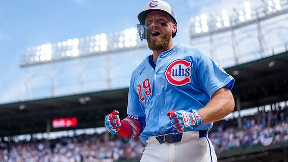 Busch hits 3 homers and Cubs set club record with 8 in 11-3 rout of Cardinals