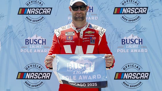 Shane van Gisbergen wins the pole for Cup Series race in downtown Chicago