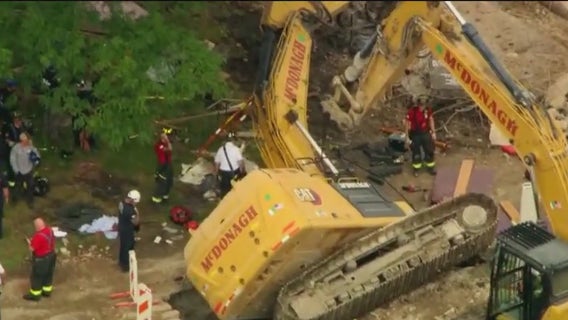 Person rescued after crane overturns at Oak Forest Hospital