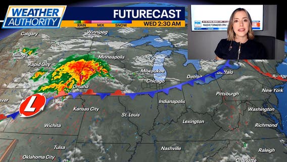Chicago weather: Chance for multiple showers, storms for Wednesday