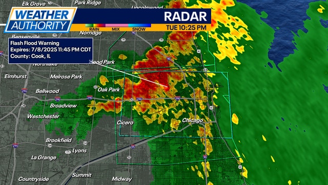 Chicago weather: Flash flooding in Chicago amid heavy downpour