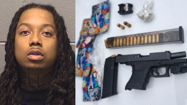 Cook County police find drugs and gun during Chicago traffic stop