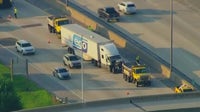 Semi crash causes traffic delays on I-294 near I-80 in south suburbs