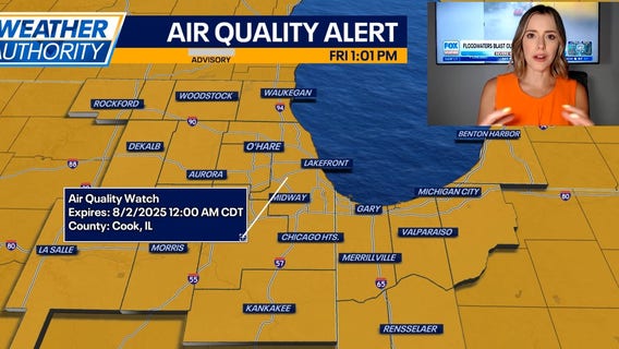 Chicago weather: Air Quality Alert extended through Saturday night