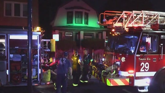 Chicago firefighter hurt while battling West Side blaze