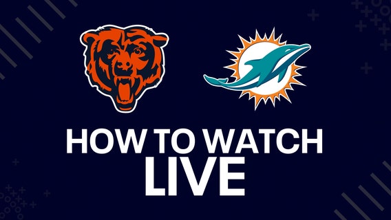 How to watch Chicago Bears vs. Miami Dolphins: TV channel, live stream info, start time