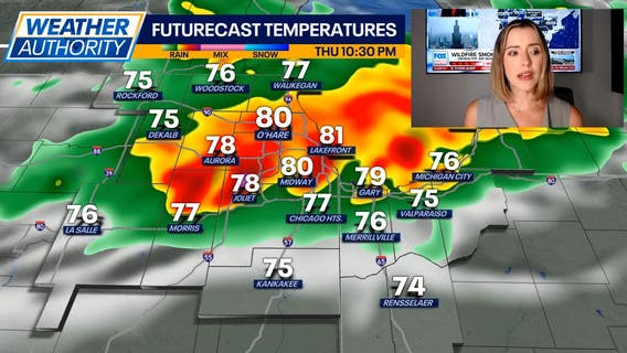 Chicago weather: Poor air quality remains across the area with warm temps