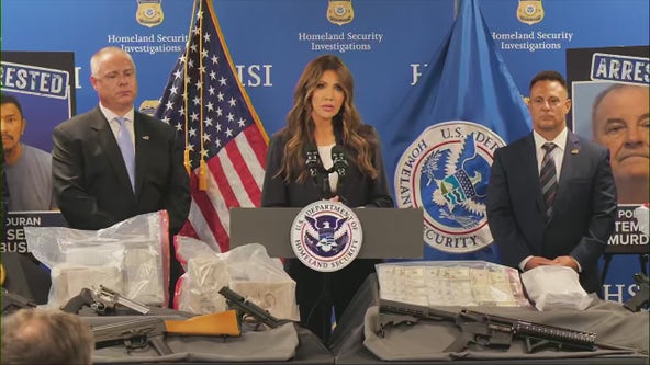 WATCH: DHS Secretary Kristi Noem talks ICE arrests in Chicago area