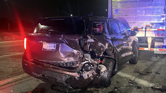 ISP trooper hurt in suspected drunk driving crash on I-88, police say
