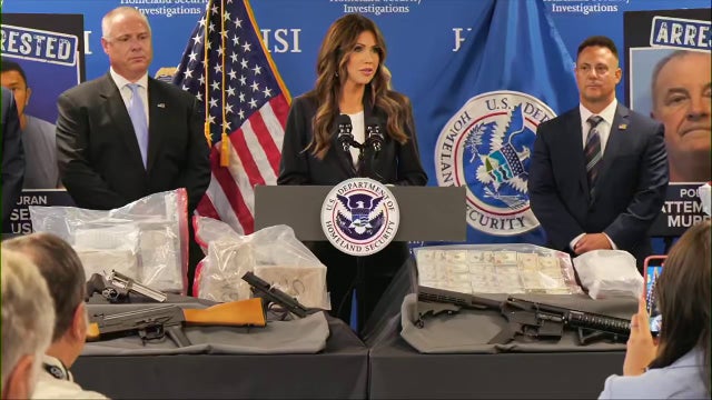 Demonstrators protest DHS Secretary Kristi Noem Chicago visit