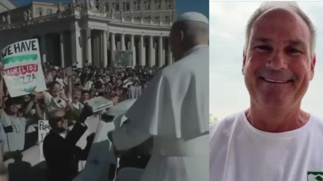 A slice of Heaven: Aurelio’s Pizza delivered to the Pope in Vatican City